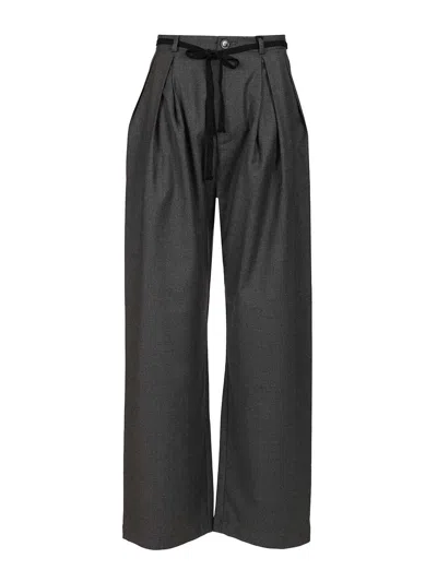 Barena Venezia Pestrin Flan Trousers Grey In Black