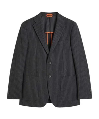 Barena Venezia Pinstripe Blazer In Blue