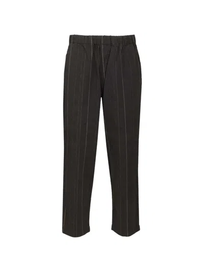 Barena Venezia Pantalone Cordier Cobian Trousers Black In Brown