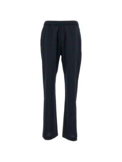 Barena Venezia Barena Straight-leg Striped Trousers In Blue