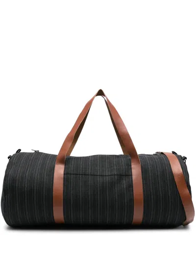 Barena Venezia Pinstriped Holdall In Blue