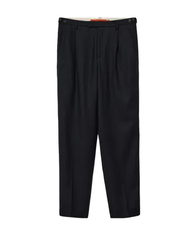 Barena Venezia Pleated Casual Pants In Black