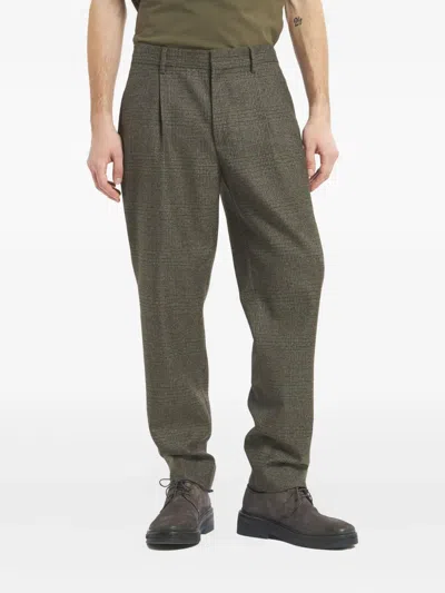 BARENA VENEZIA PLEATED CHECK TROUSERS