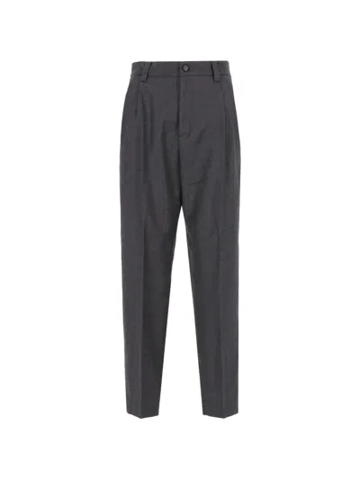 Barena Venezia Pleated Roxanne Trousers In Gray