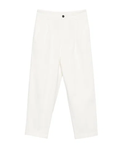 BARENA VENEZIA PLEATED ZIPPER CASUAL PANTS