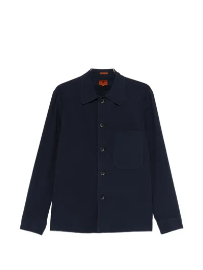 Barena Venezia Pocket Button Shirt In Blue