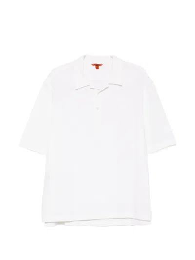 Barena Venezia Point-collar Polo Shirt In White