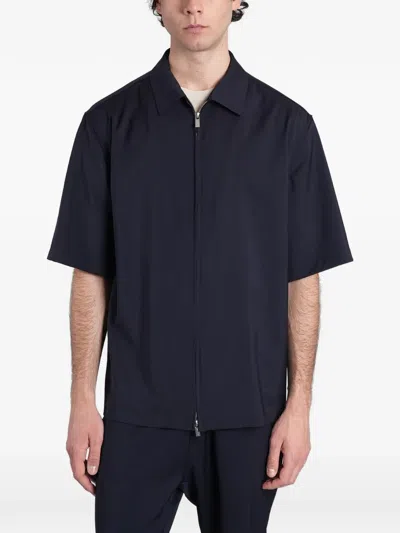 Barena Venezia Prama Tropical Shirt Jacket In Blue