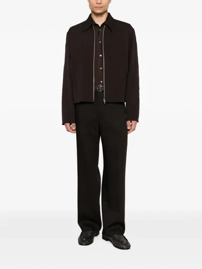 Barena Venezia Pressed-crease Tailored Trousers In Brown