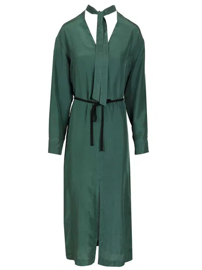 Barena Venezia Quintana Pura Dresses Green In Blue