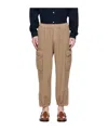 BARENA VENEZIA RAMBAGIO CRESPON OVERALLS CASUAL PANTS