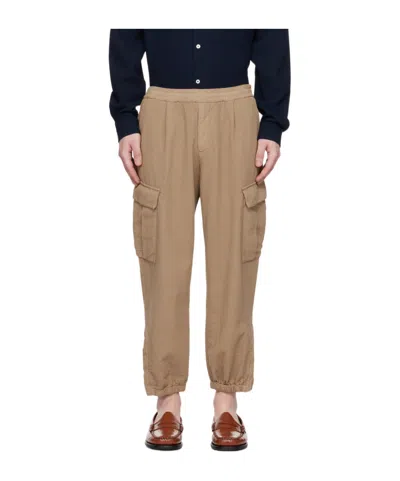Barena Venezia Rambagio Crespon Overalls Casual Pants In Nude