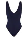 Barena Venezia Regina V-neck Swimsuit In Blue