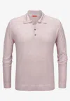 Barena Venezia Rib-knit Polo Sweater In Lilac