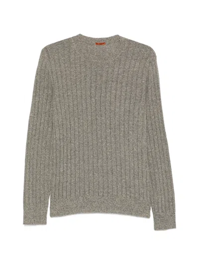 Barena Venezia Ribbed Crew-neck Jumper In Gray