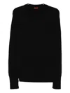 Barena Venezia Ribbed Crew-neck Sweater In Black