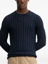 Barena Venezia Ribbed-knit Sweater In Blue
