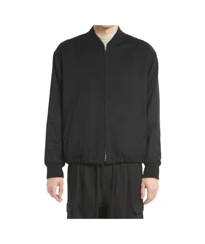 BARENA VENEZIA RIBBED ZIP BASEBALL JACKET