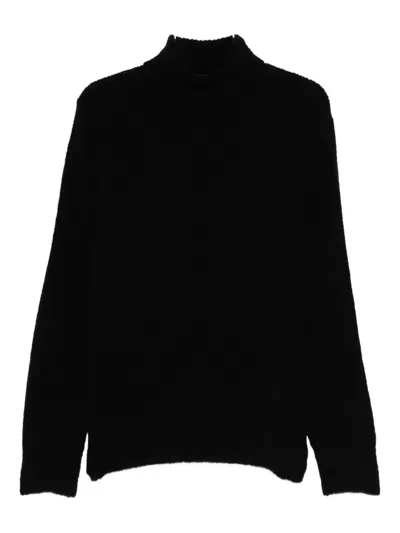 Barena Venezia High-necked Long-sleeve Sweater In Black