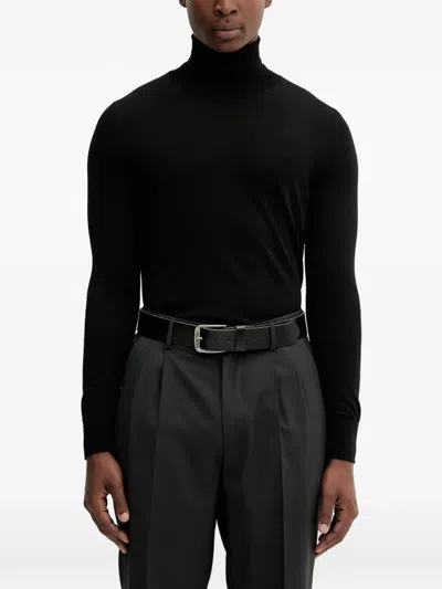 Barena Venezia Roll-neck Sweater In Black