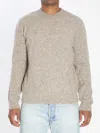 Barena Venezia Narci Alpaca Wool Blend Crew Neck Sweater In Neutral