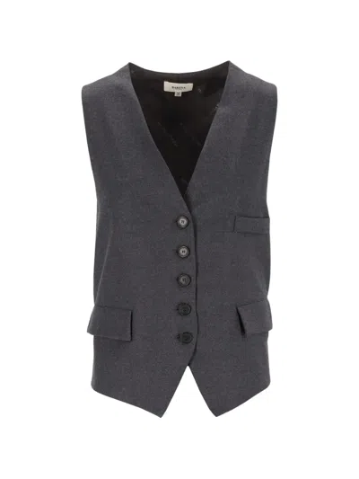 Barena Venezia Romeo Flannel Waistcoat In Blue
