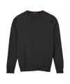 Barena Venezia Round-neck Long-sleeve Knit Sweater In Black
