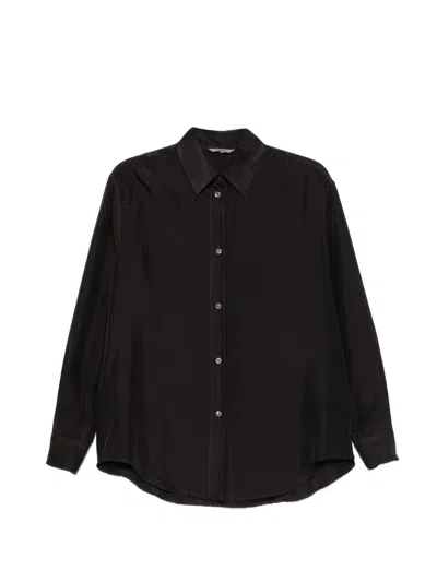Barena Venezia Satin-finish Shirt In Black