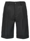 Barena Venezia Stretch Twill Shorts In Black