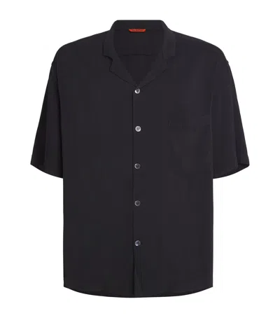 Barena Venezia Short-sleeve Shirt In Black