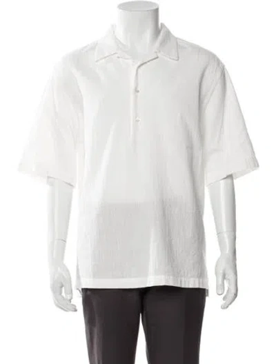 Pre-owned Barena Venezia Short Sleeve Shirt W/ Tags In White