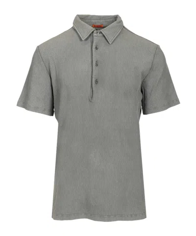 Barena Venezia Short-sleeved Polo Shirt In Gray