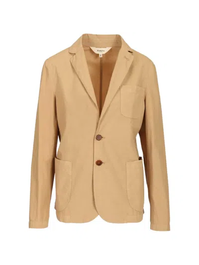 Barena Venezia Sila Button Blazer In Brown