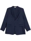 Barena Venezia Silk Blazer In Blue