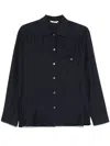 Barena Venezia Silk Shirt In 蓝色