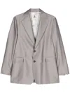 Barena Venezia Single-breasted Blazer In Grey