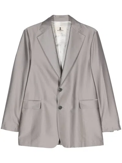 Barena Venezia Single-breasted Blazer In Grey