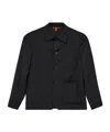 Barena Venezia Button-fastening Patch-pocket Shirt Jacket In Black