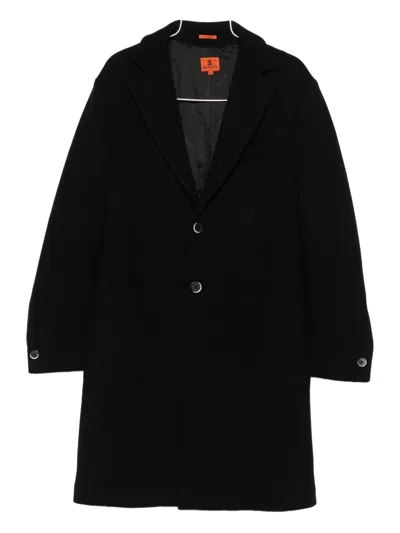 Barena Venezia Single-breasted Long-sleeve Coat In Black