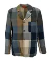 Barena Venezia Checkered Patch-pocket Jacket In Multi
