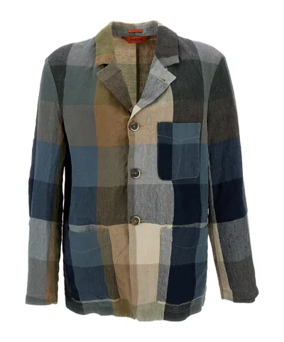 Barena Venezia Checkered Patch-pocket Jacket In Multi