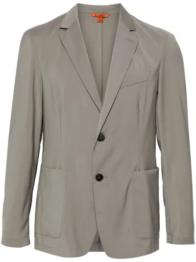 Barena Venezia Single-breasted Wool Blazer In Grey