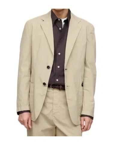 Barena Venezia Single-breasted Suit Jacket In Brown