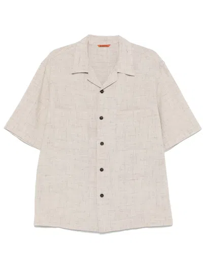 Barena Venezia Barena Solana Gresto Straight Hem Shirt In Beige