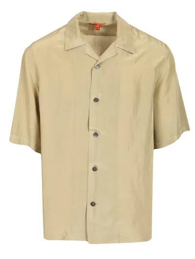 Barena Venezia Barena Solanas Short Sleeve Shirt In Brown