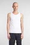BARENA VENEZIA SOLIO TANK TOP IN WHITE COTTON