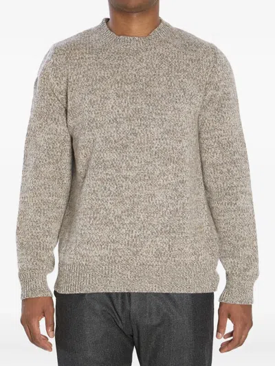 BARENA VENEZIA SPECKLED CREW-NECK WOOL SWEATER