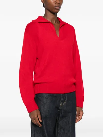Barena Venezia Spread-collar Sweater In Red
