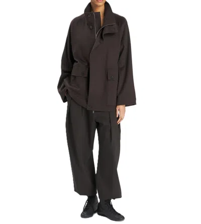Barena Venezia Stand-collar Jacket In Brown