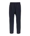 Barena Venezia Elastic Waistband Trousers With Back And Side Pockets In Blue